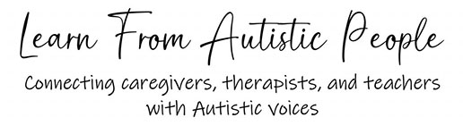 learn from autistic people logo
